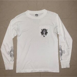 Chrome Hearts White Long Sleeve Tee